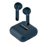 JAZ-Bezdrátová sluchátka TWS Hoox s nabíjecím pouzdrem 400 mAh, baltic blue
