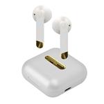 JAZ-Wireless headphones TWS Hoox with charging case 400 mAh, white pearl