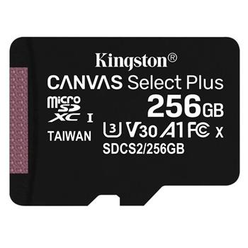 Kingston - microSDXC pamäťová karta Canvas Select Plus A1 CL10 100MB, 256 GB