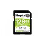 Kingston - SDXC pamäťová karta Canvas Select CL10 UHS-I 80R, 128 GB