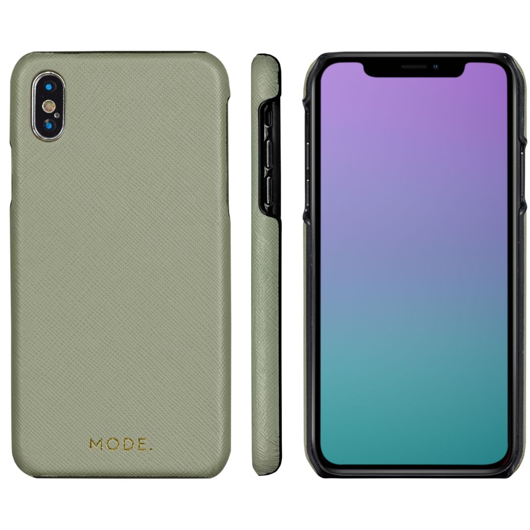 MODE - Puzdro London pre iPhone X/XS, olive green