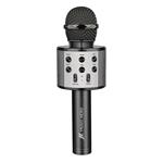 Music Hero - Bezdrôtový Karaoke mikrofón, čierna