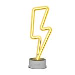 Music Hero - LUME Neónová stolná lampa Electric Bolt Power