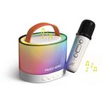 
Music Hero-STARSOLO wireless karaoke speaker with microphone, white
