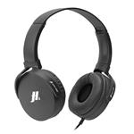 Music Hero-Stereo headphones with microphone, 3.5 mm jack, black