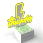 
Music Hero-Wireless speaker NEON THUNDER MOOD, 3 W, yellow
