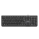 
Natec-Keyboard Natec Trout, CZ/SK layout, Slim multimedia, cable 1.8 m, black
