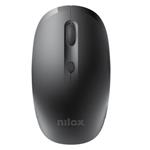 nilox - Optická bezdrôtová myš NXMOWI4002, dobíjateľná, 3200 DPI, čierna