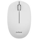 nilox - Optická bezdrôtová myš NXMOWI4013, 1000 DPI, svetlá šedá