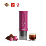 OutIn - Prenosný espresso kávovar Nano, fuchsia pink