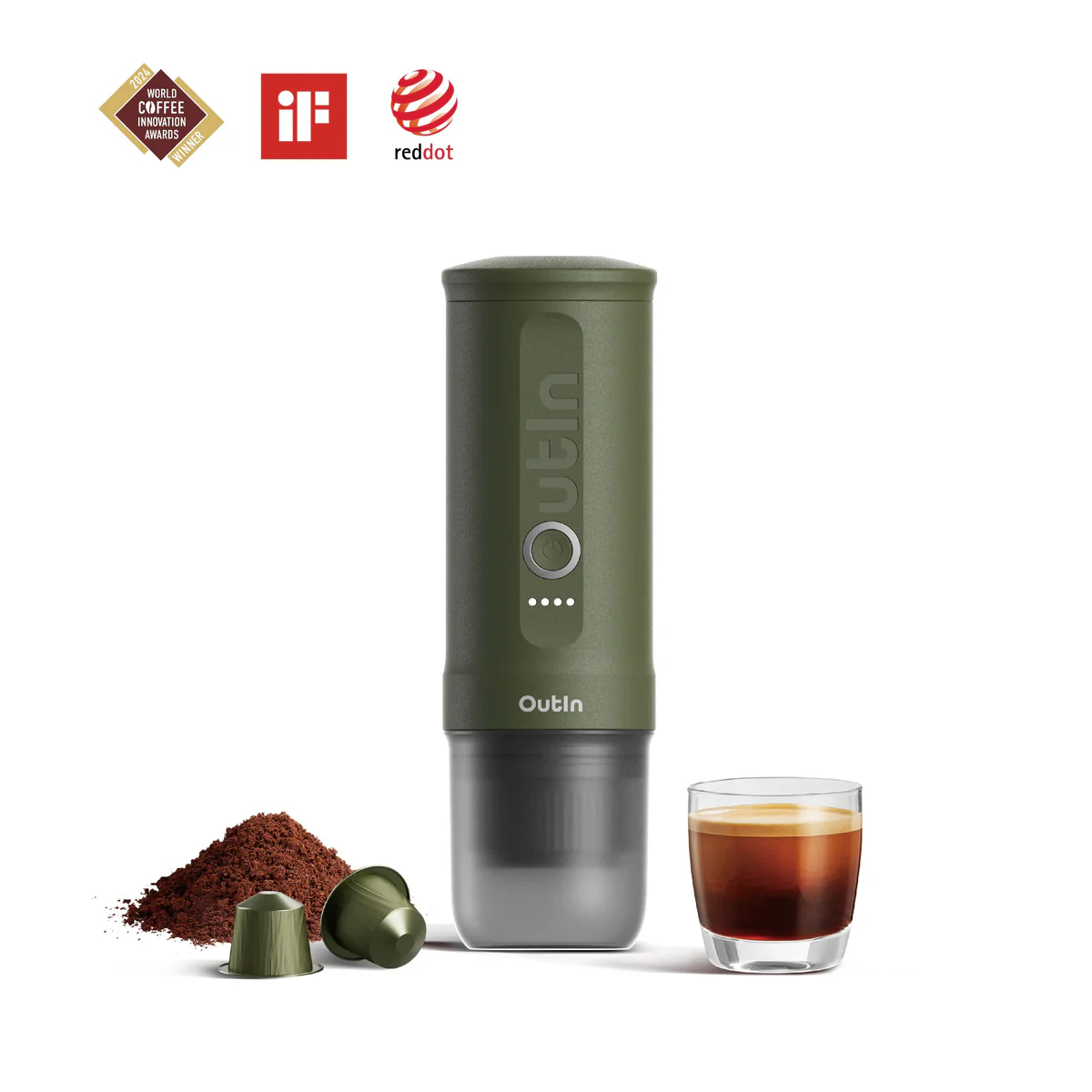 OutIn - Prenos espresso kávovar Nano,lze