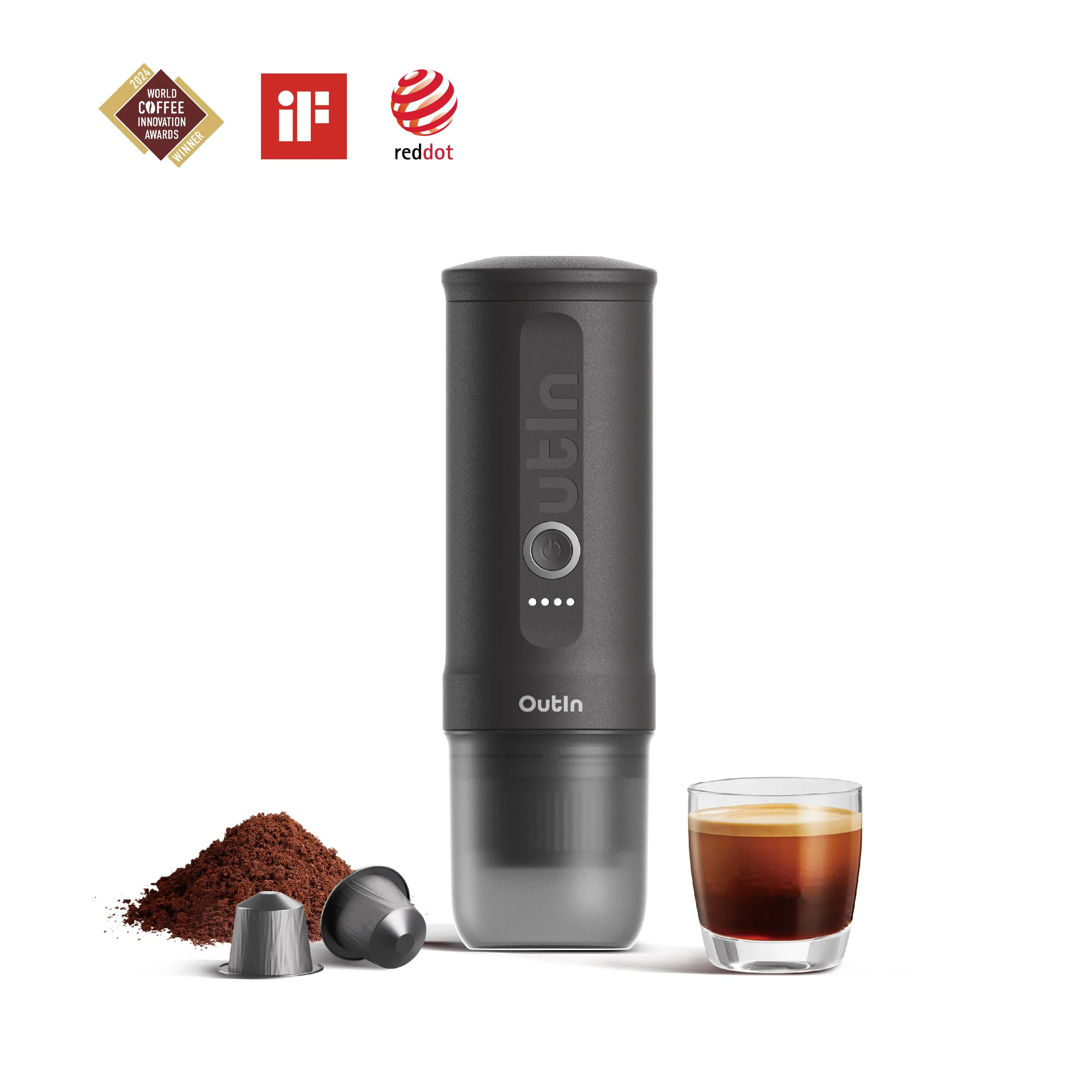 OutIn - Prenos espresso kávovar Nano,ves