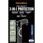 PanzerGlass - Bundle Hoops + Tvrdené sklo UWF Privacy + Hard Case pre iPhone 16