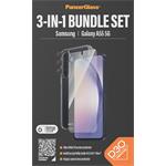 
PanzerGlass-Bundle Hoops + Tvrzené sklo UWF + Hard Case D3O pro Samsung Galaxy A55 5G
