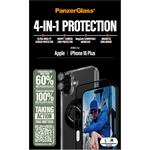 
PanzerGlass-Bundle Hoops + Tvrzené sklo UWF + Hard Case + Magnetic Ring Mount pro iPhone 16 Plus
