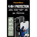 
PanzerGlass-Bundle Hoops + Tvrzené sklo UWF + Hard Case + Magnetic Ring Mount pro iPhone 16 Pro Max
