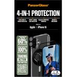 
PanzerGlass-Bundle Hoops + UWF Tempered Glass + Hard Case + Magnetic Ring Mount for iPhone 16
