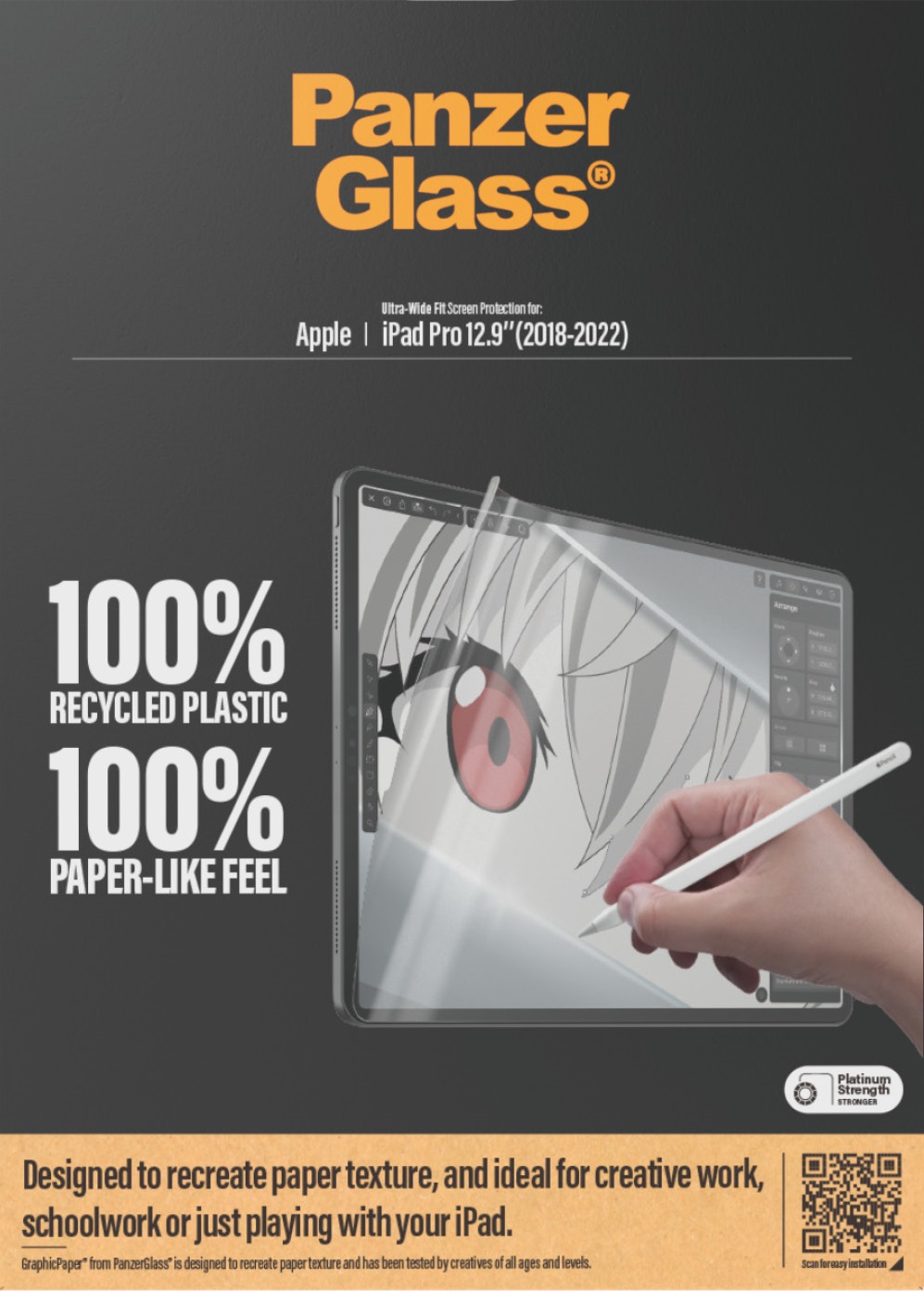 PG - GrPap UWF pre iPad P 12,9'' 22, čír