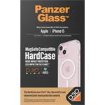 PanzerGlass-HardCase D3O case with MagSafe for iPhone 15, transparent