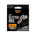 PanzerGlass - Hoops Camera Lens Protector for iPhone 18 Pro/18 Pro Max, glitter gold