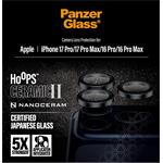 PanzerGlass - Hoops Ceramic II Camera Lens Protector for iPhone 17 Pro Max/17 Pro/16 Pro Max/16 Pro, black
