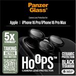 
PanzerGlass-Hoops Ceramic lens protective cover for iPhone 16 Pro/16 Pro Max, black
