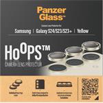 PanzerGlass - Ochranný kryt objektívu fotoaparátu Hoops pre Samsung Galaxy S24/S23/S23+, žltá