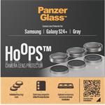 PanzerGlass - Ochranný kryt objektívu fotoaparátu Hoops pre Samsung Galaxy S24+, šedá