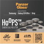 PanzerGlass - Ochranný kryt objektívu fotoaparátu Hoops pre Samsung Galaxy S24 Ultra, šedá