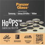 PanzerGlass - Ochranný kryt objektívu fotoaparátu Hoops pre Samsung Galaxy S24 Ultra, žltá