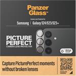PanzerGlass - Ochranný kryt objektívu fotoaparátu PicturePerfect pre Samsung Galaxy S24/S23/S23+, čierna