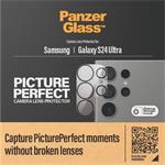 PanzerGlass - Ochranný kryt objektívu fotoaparátu PicturePerfect pre Samsung Galaxy S24 Ultra, čierna