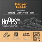 PanzerGlass - Ochranný kryt objektívu Hoops pre Galaxy S24 Ultra, čierna