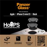 PanzerGlass - Ochranný kryt objektívu Hoops pre iPhone 13/13 mini, čierna