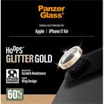 PanzerGlass - Ochranný kryt objektívu Hoops pre iPhone 17 Air, glitter gold