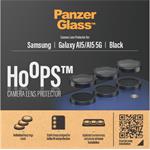 PanzerGlass - Ochranný kryt objektívu Hoops pre Samsung Galaxy A15/A15 5G, čierna