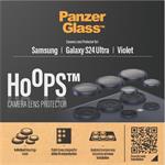 PanzerGlass - Ochranný kryt objektívu Hoops pre Samsung Galaxy S24 Ultra, fialová