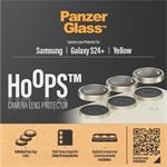 PanzerGlass - Ochranný kryt objektívu Hoops pre Samsung Galaxy S24+, žltá