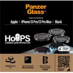 
PanzerGlass-Ochranný kryt objektivu Hoops pro iPhone 13 Pro/13 Pro Max, černá
