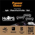 
PanzerGlass-Ochranný kryt objektivu Hoops pro iPhone 14 Pro/14 Pro Max, černá
