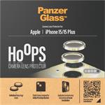 
PanzerGlass-Ochranný kryt objektivu Hoops pro iPhone 15/15 Plus, žlutá
