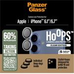 
PanzerGlass-Ochranný kryt objektivu Hoops pro iPhone 16/16 Plus, čirá
