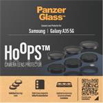 
PanzerGlass-Ochranný kryt objektivu Hoops pro Samsung Galaxy A35 5G, černá
