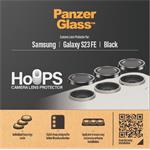 
PanzerGlass-Ochranný kryt objektivu Hoops pro Samsung Galaxy S23 FE, černá
