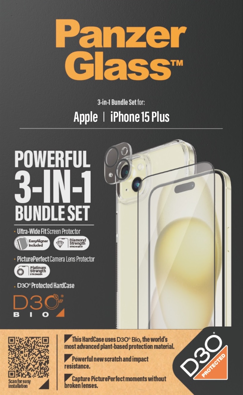 PanzerGlass - Bundle pre iPhone 15 Plus