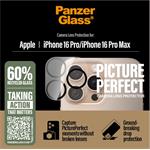 
PanzerGlass-PicturePerfect Lens Protective Cover for iPhone 16 Pro/16 Pro Max, Clear
