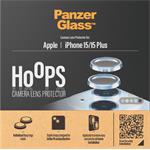 
PanzerGlass-Protective lens cover Hoops for iPhone 15/15 Plus, blue
