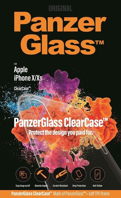 PanzerGlass - Puzdro ClearCase pre iPhone XS/X, transparentná