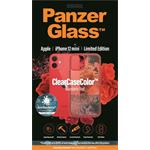 PanzerGlass - Puzdro ClearCaseColor AB pre iPhone 12 mini, mandarin red