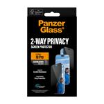 PanzerGlass - Tempered glass UWF 2-Way Privacy for iPhone 18 Pro w. Applicator, black